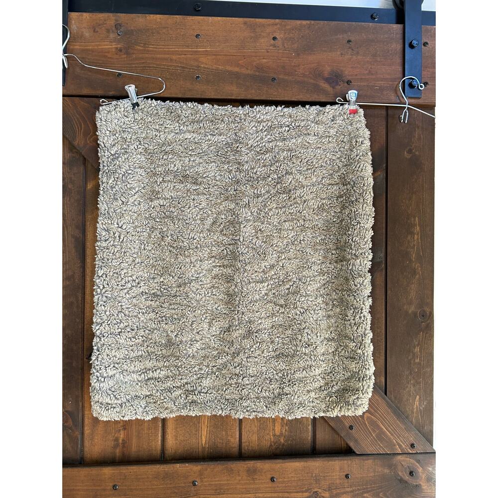 Pottery Barn Pillow Cover 24” Plush Faux Fur Bed Sofa Throw Chair